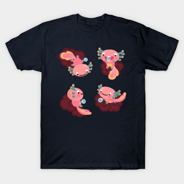 Umpearl the axolotl T-Shirt by pikaole